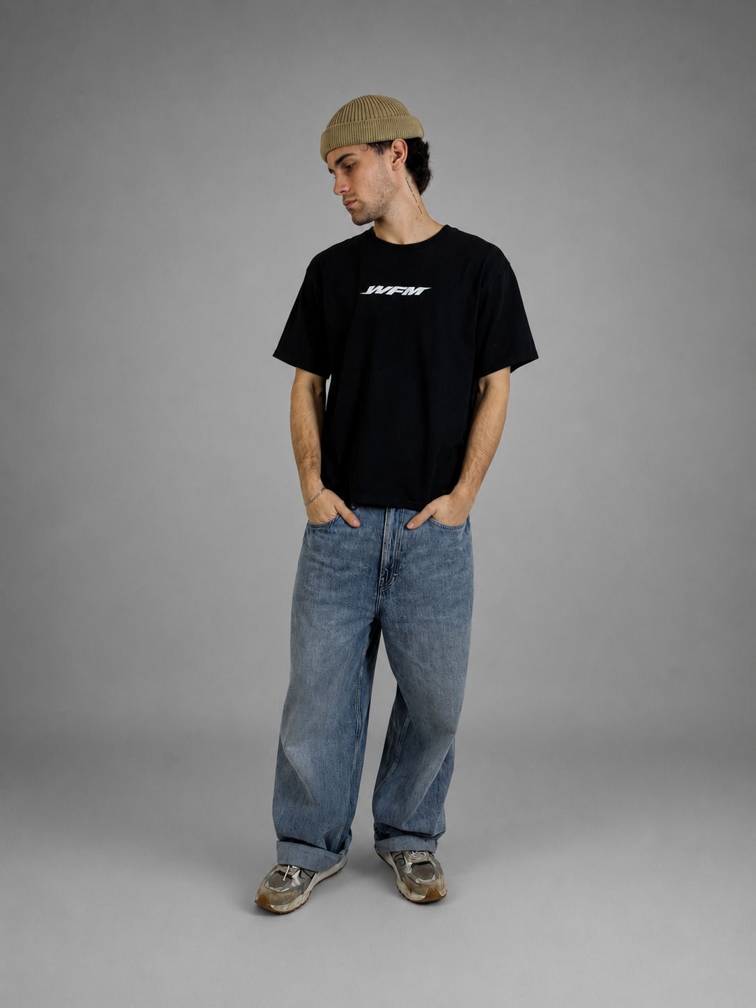 WFM Logo Tee negro