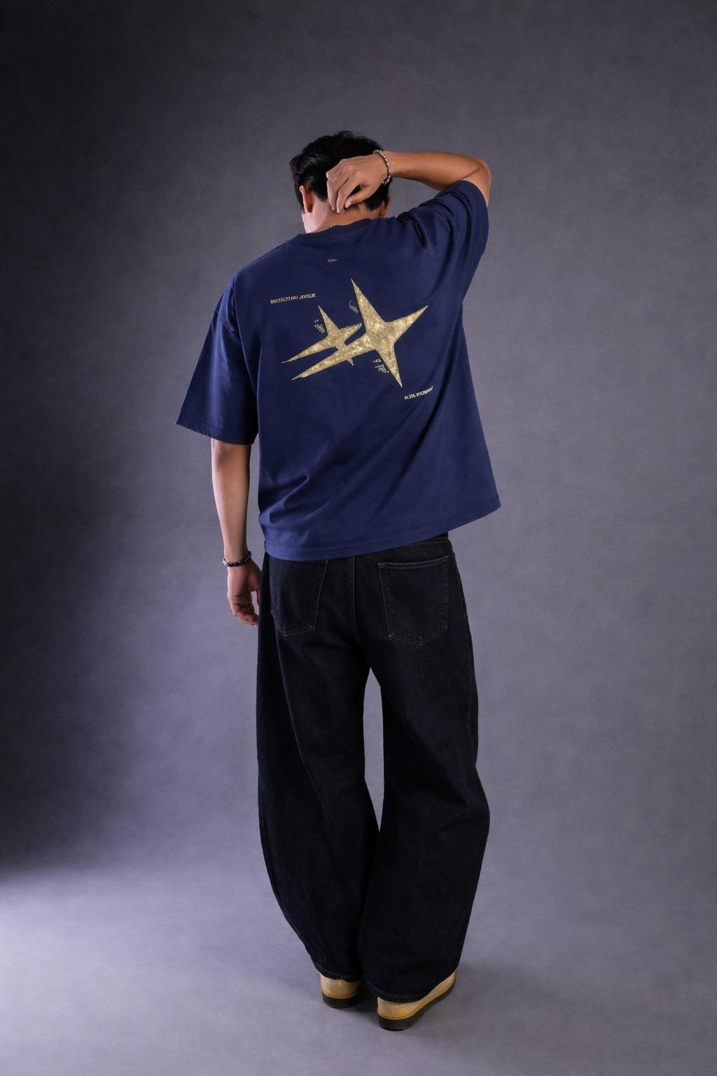 WFM Studio Layered Tee azul